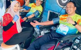 Donor Darah Warnai Event Lari Enjoy HUT ke-47 RSUD Kartini Jepara