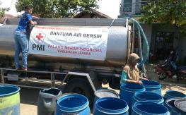 PMI Jepara Bantu Air Bersih 237000 liter di Bulan Oktober