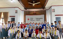 22 Unit PMR Madya Antusias Ikuti Latihan Gabungan Kesiapsiagaan Bencana di PMI Kabupaten Jepara