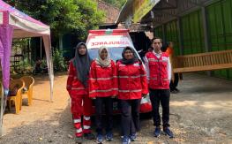 PMI Kabupaten Jepara Dukung Pengamanan Acara Sedekah Bumi Desa Senenan