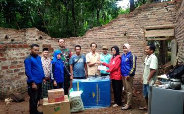 PMI Jepara, Bantu Korban Rumah Roboh di Pancur