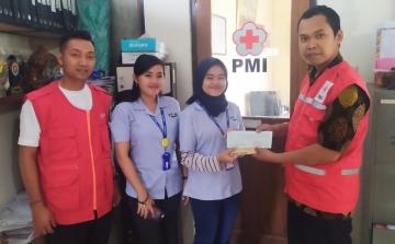 Donasi Bulan Dana PMI Tahun 2019 dari PT HWASEUNG INDONESIA