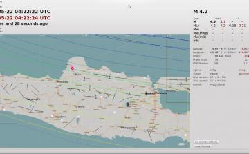 Gempa Magnitudo 4,2 SR Goyang Jepara
