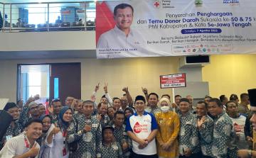 PMI Kabupaten Jepara Raih Penghargaan di Temu Donor Darah Sukarela Tingkat Jawa Tengah