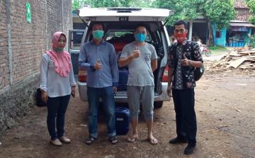 PMI Terima Donasi Disinfektan dari PT Indonesia Baiguo Wood Jepara
