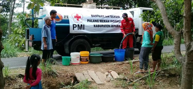 480.000 Liter Air Akan di Distribusikan PMI Untuk Beberapa Wilayah di Kabupaten Jepara