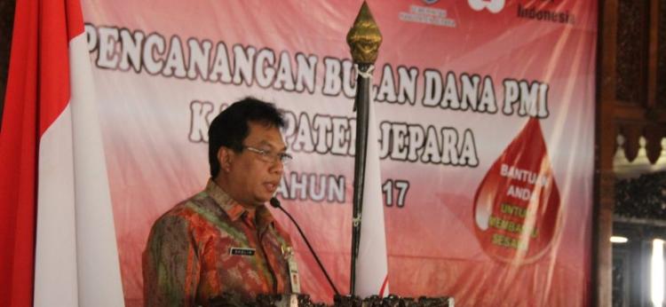 Pencanangan Bulan Dana PMI Kabupaten Jepara