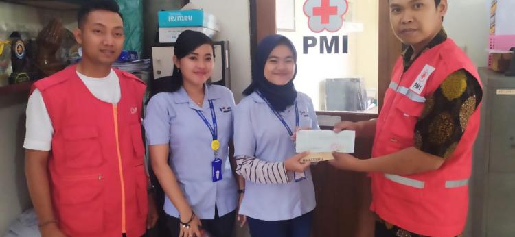 Donasi Bulan Dana PMI Tahun 2019 dari PT HWASEUNG INDONESIA