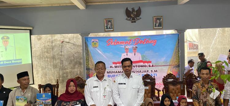 PMI Kabupaten Jepara Salurkan Bantuan Sosial Saat Kegiatan Bupati Ngantor di Desa Bungu