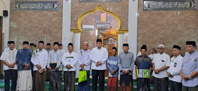 PMI Kabupaten Jepara Berikan Bantuan di Kegiatan Jumat Berangkat di Desa Banyumanis