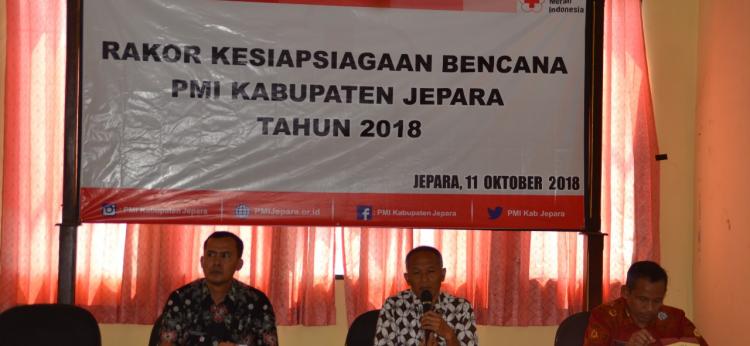 Rakor Bidang Penanggulangan Bencana PMI Kabupaten Jepara Tahun 2018